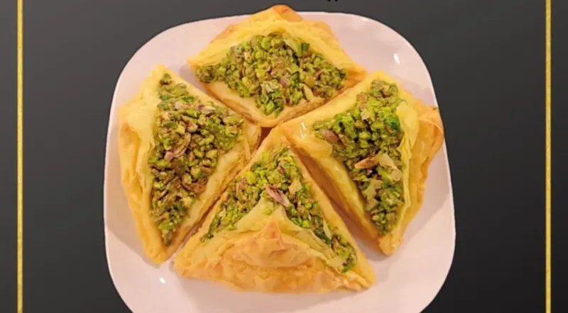 وربات بالفستق الحلبي